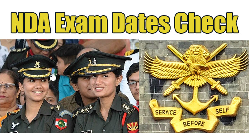 NDA Exam Dates